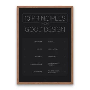 10 Principles for Good Design