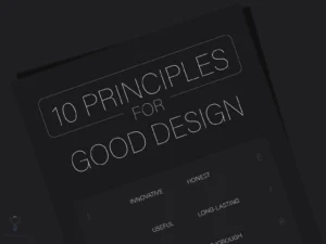 10 Principles for Good Design - Image 5