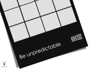 Be Unpredictable - Inspirational Minimalist Poster - Image 5