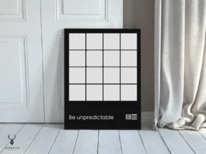 Be Unpredictable - Inspirational Minimalist Poster - Image 4