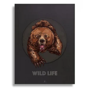 Bear Vintage Art Gallery Poster
