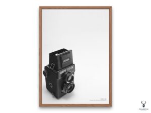 Retro Lubitel Camera Monochrome Poster 2 - Image 4