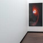 Black Hole Poster showing tidal disruption event, educational astronomy print for classroom and space decor