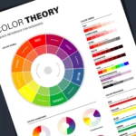 Color Palette Poster for Artists showing harmonious color schemes and design reference.