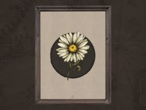 Daisy Gothic & Nordic Poster