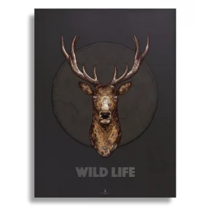 Deer Vintage Art Gallery Poster