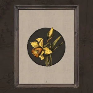 Flower Art Gothic & Nordic Poster