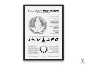 Full Moon Meditation Chart - Light Edition