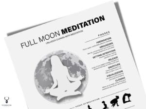 Full Moon Meditation Chart - Light Edition - Image 2