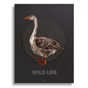 Goose Poster Vintage Art Gallery Poster