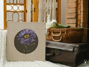 Purple Flower Gothic & Nordic Poster - Image 3