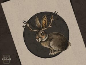 Rabbit Gothic & Nordic Art Poster - Image 4