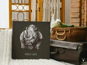 Rhino Vintage Art Gallery Poster - Image 2