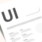Printable UI design principles digital wall art