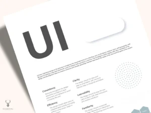 Printable UI design principles digital wall art