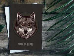 Wild Wolf (Börü) Vintage Art Gallery Poster - Image 4