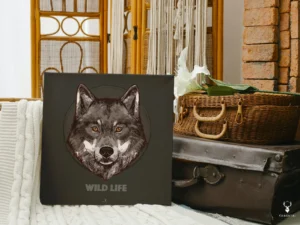 Wild Wolf (Börü) Vintage Art Gallery Poster - Image 3