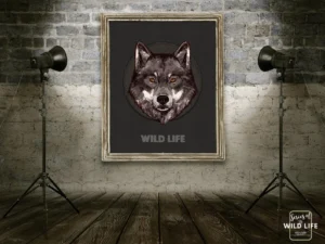Wild Wolf (Börü) Vintage Art Gallery Poster - Image 2
