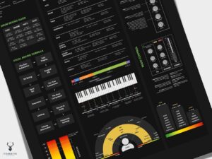 Audio Mixing Cheat Sheet Poster - Dark Edition - Image 2