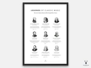 Classic Music Legends Poster