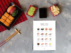 Sushi Guide Poster - Light Edition - Image 4