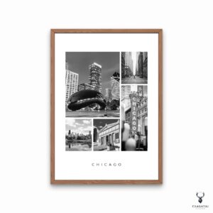 Chicago Monochrome Poster - Image 5