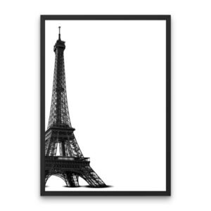 Eiffel Tower Monochrome Poster