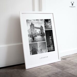 London City Monochrome Poster - Image 5