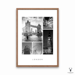 London City Monochrome Poster - Image 6