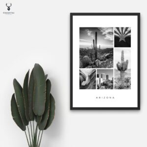 Arizona Monochrome Poster - Image 3