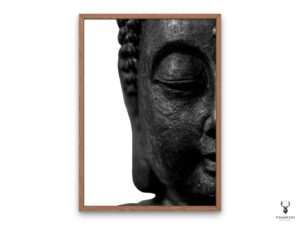 Buddha Monochrome Poster - Image 5