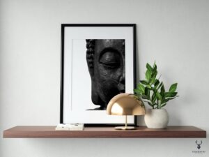 Buddha Monochrome Poster - Image 3