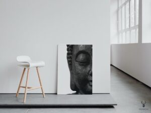 Buddha Monochrome Poster - Image 2