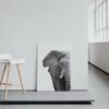 Elephant Monochrome Poster - Image 3