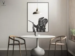 Mystical Shaman Monochrome Poster 2 - Image 3