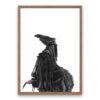 Mystical Shaman Monochrome Poster 4 - Image 5