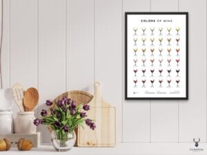 Wine Color Guide Poster - Light Edition - Image 3