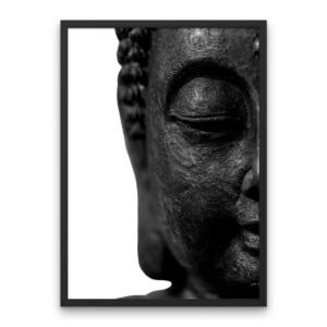 Buddha Monochrome Poster