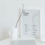 Motivational Bill Gates Poster wall print, featuring business quotes and success rules for leaders and innovators