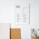 Bill Gates Poster wall art with success quotes, inspirational decor for startups and entrepreneurs