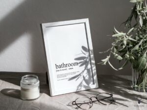 Bathroom Definition Wall Decor - 2 Colors Edition - Image 6