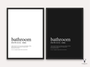 Bathroom Definition Wall Decor - 2 Colors Edition - Image 7