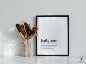 Bathroom Definition Wall Decor - 2 Colors Edition - Image 2