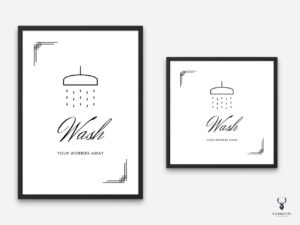 Bathroom Minimal Decor Set of 3 - Image 2