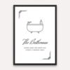 Bathroom Decor Shower Poster