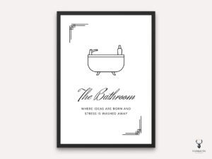 Bathroom Decor Shower Poster