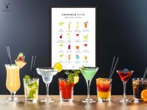 Classic Cocktails Guide Poster - Light Edition - Image 3