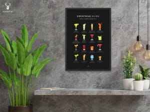 Classic Cocktails Guide Poster - Dark Edition - Image 6