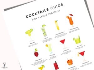 Classic Cocktails Guide Poster - Light Edition - Image 2