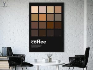 Coffee Colors Poster All You Need is Coffee - Dark Edition - Image 6